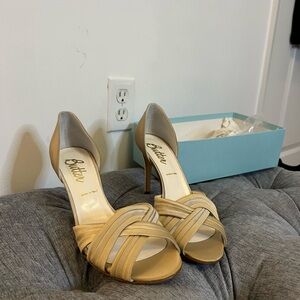 Butter Women's Cream Strappy Heels